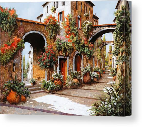 Profumi Di Paese Canvas Art Print by Guido Borelli