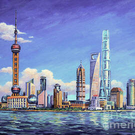 Pudong Skyline  Shanghai by John Clark