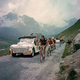 Racing Cyclists Of The Tour De France by Keystone-france