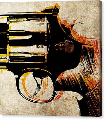 Revolver Trigger Canvas Print