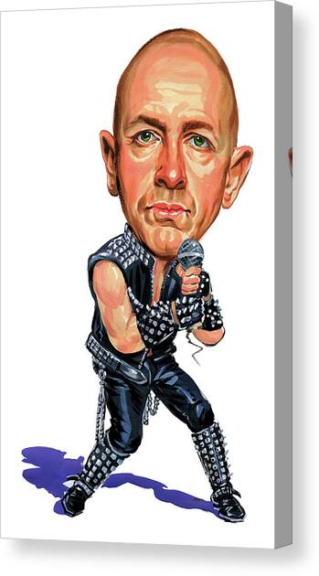Rob Halford Canvas Art Print by Art