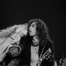Robert Plant And Jimmy Page by Art Zelin