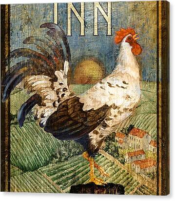 Rooster Signs 1 Canvas Print
