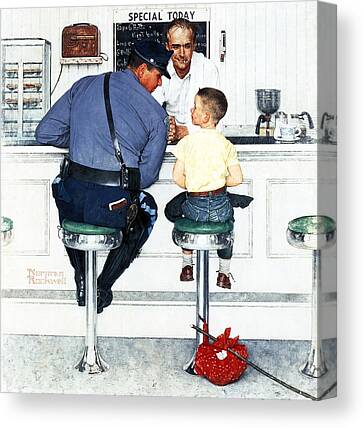 Norman Rockwell Canvas Art Prints