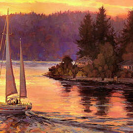 Sailing on the Sound by Steve Henderson