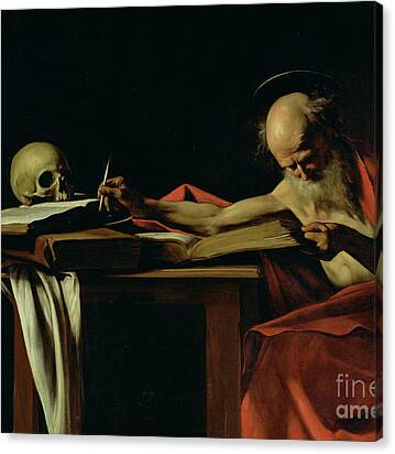 Saint Jerome Writing Canvas Print