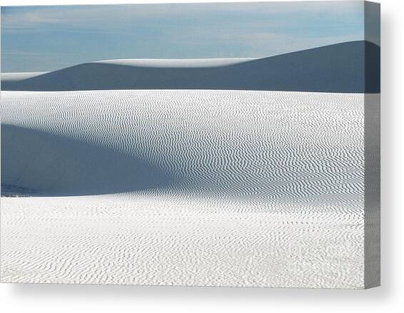 Sand Patterns Canvas Art Print by Sandra Bronstein