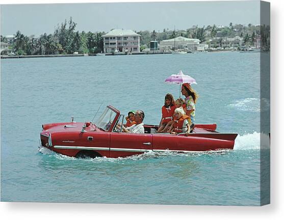 Sea Drive Canvas Art Print by Slim Aarons