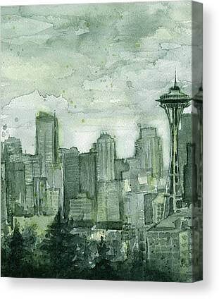 Seattle Skyline Canvas Prints for Sale