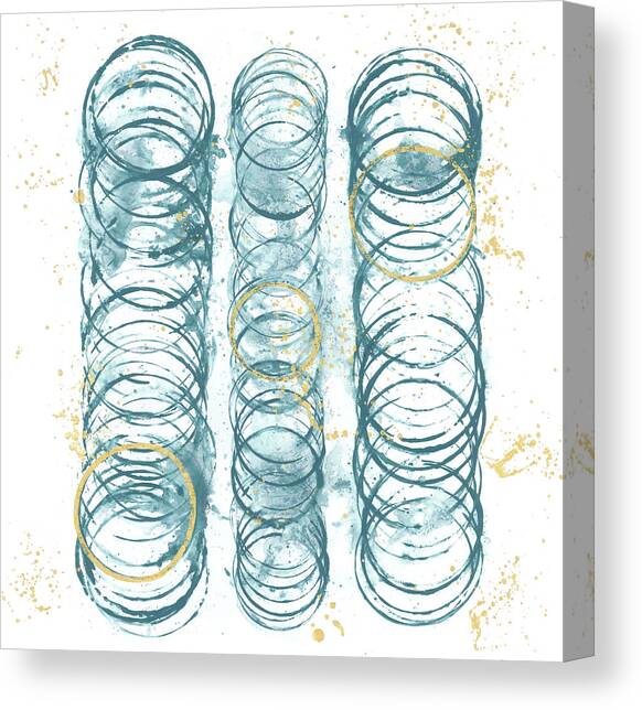 Seismic Order II Canvas Art Print by Jenna Guthrie