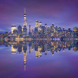 Skyline From Nj by Carlos F. Turienzo