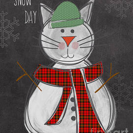 Snow Kitten by Linda Woods