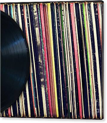 Sound Of Vinyl Canvas Print