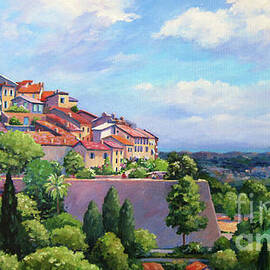 St. Paul de Vence Panoramic by John Clark