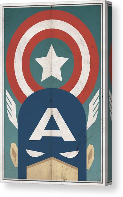 Star-Spangled Avenger Canvas Art Print by Michael Myers