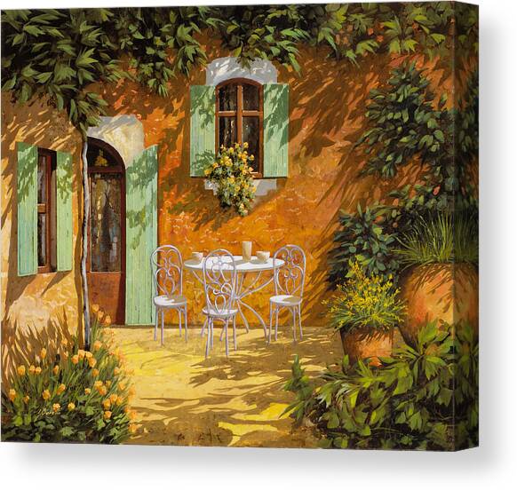 Sul Patio Canvas Art Print by Guido Borelli