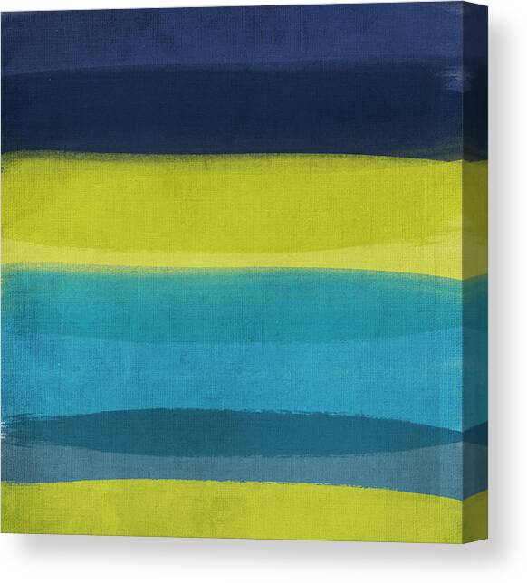 Sun and Surf Canvas Art Print by Linda Woods