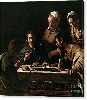 Supper At Emmaus Canvas Print