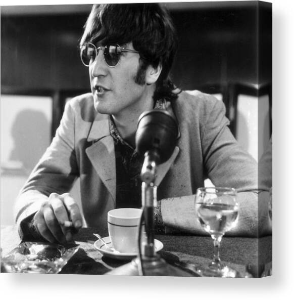 Talk To John Canvas Art Print by George Stroud