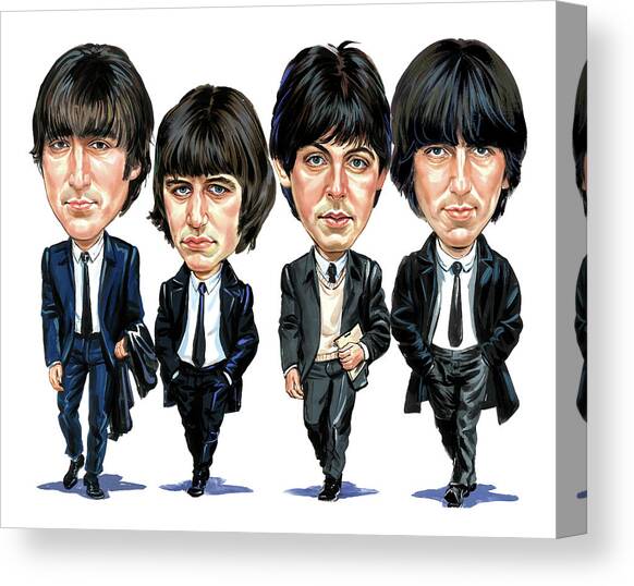 The Beatles Canvas Art Print by Art