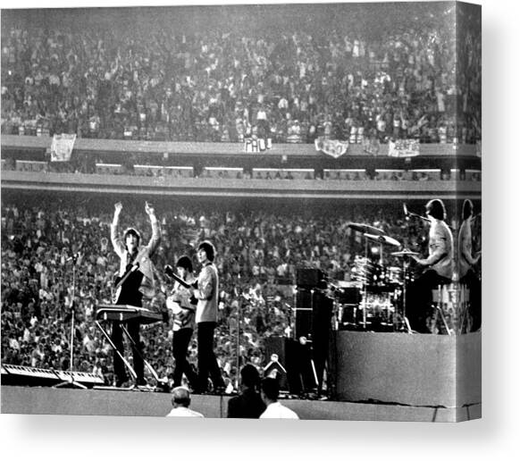 The Beatles Canvas Art Print by Michael Ochs Archives