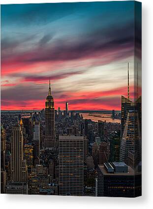 New York City Skyline Canvas Prints for Sale