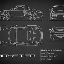 The Boxster Blueprint - Black by Mark Rogan