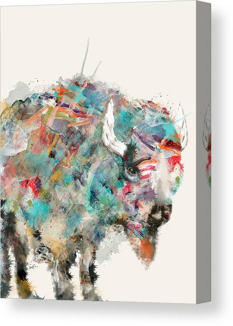 The Buffalo Canvas Art Print by Bri Buckley