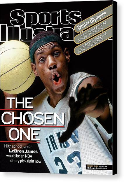 The Chosen One St. Vincent-st. Mary High LeBron James Sports Illustrated Cover Canvas Art Print by Sports Illustrated