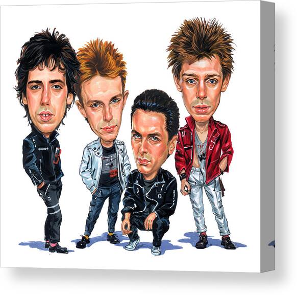The Clash Canvas Art Print by Art