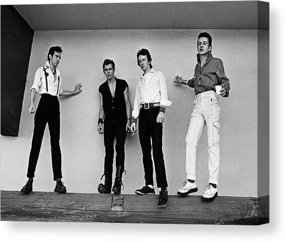 The Clash Portrait Session Canvas Art Print by George Rose