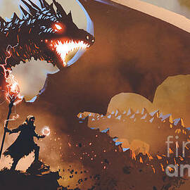 the dragon wizard by Tithi Luadthong