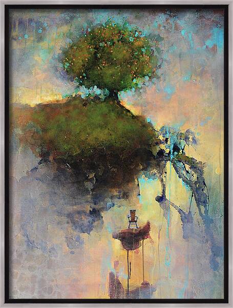 The Hiding Place Framed Canvas Print