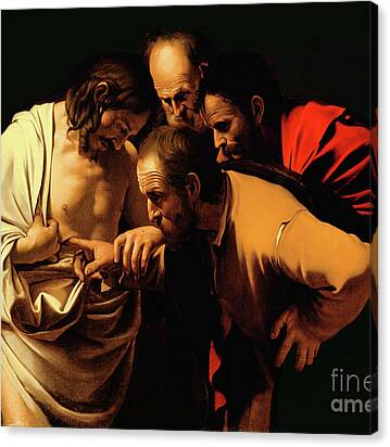 The Incredulity Of Saint Thomas Canvas Print