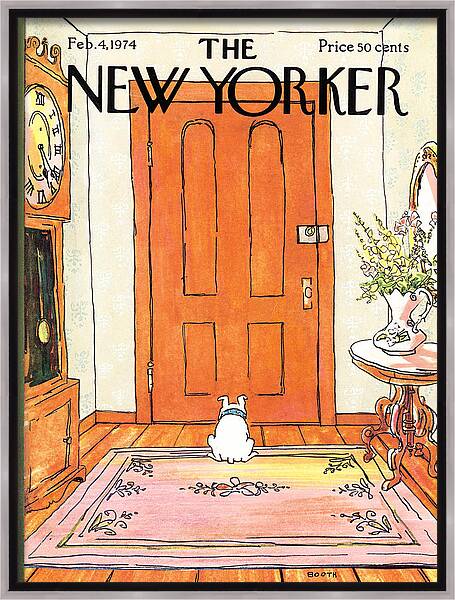 The Long Wait Framed Canvas Print