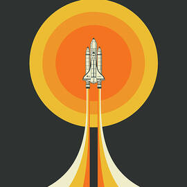 THE SPACE SHUTTLE by Jazzberry Blue