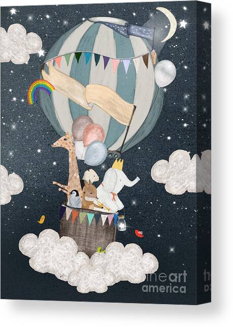 The Stars Shine For You Canvas Art Print by Bri Buckley