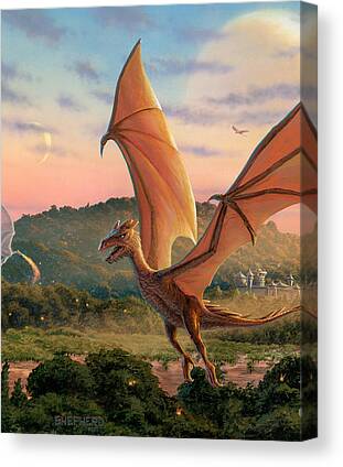 Extinct And Mythical Canvas Prints for Sale