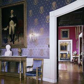 The White House Blue Room by Tom Leonard