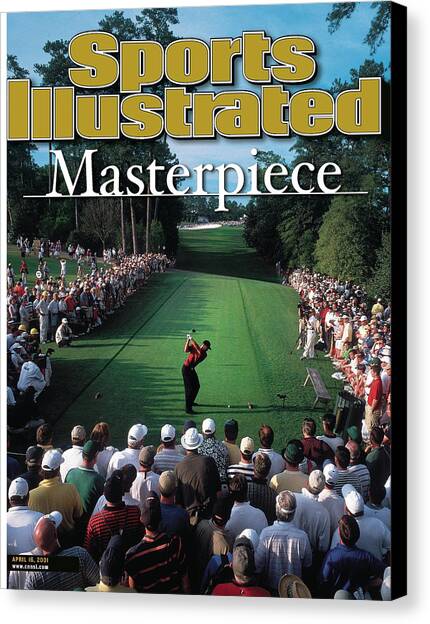 Tiger Woods, 2001 Masters Sports Illustrated Cover Canvas Art Print by Sports Illustrated