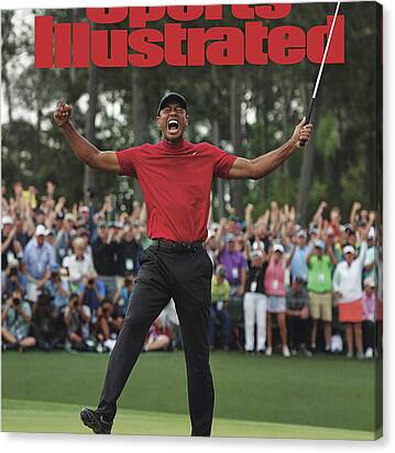 Tiger Woods, 2019 Masters Tournament Champion Sports Illustrated Cover Canvas Print
