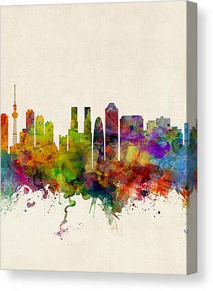 Tokyo Skyline Canvas Prints for Sale