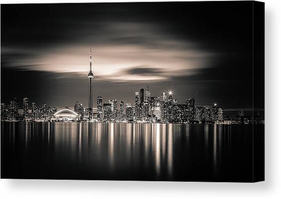 Toronto Canvas Art Print by Yoann