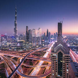 Traffic Night by Yoann