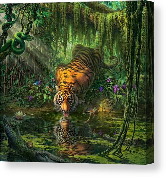 Aurora's Garden Canvas Art Print by Mark Fredrickson