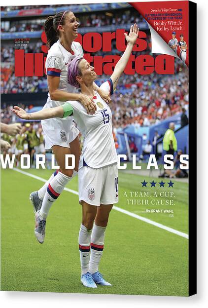 Usa Vs Netherlands, 2019 Fifa Womens World Cup Final Sports Illustrated Cover Canvas Art Print by Sports Illustrated