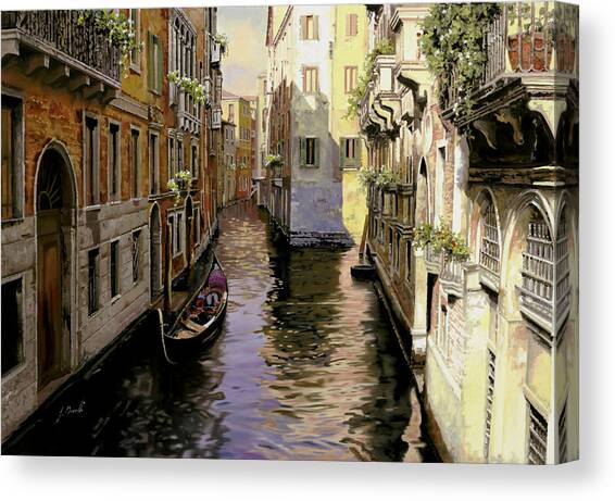 Venezia Chiara Canvas Art Print by Guido Borelli
