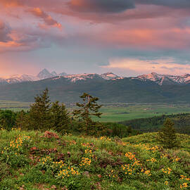 Victor Idaho Sunset by Leland D Howard