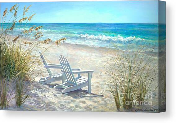 View For Two Canvas Art Print by Laurie Snow Hein