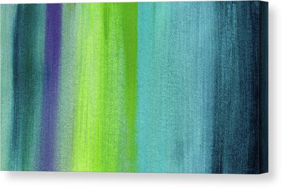 Vishnu- Art by Linda Woods Canvas Art Print by Linda Woods